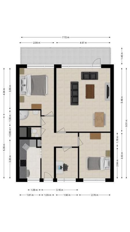 Postelse Hoeflaan 168 Floorplan Blur 0