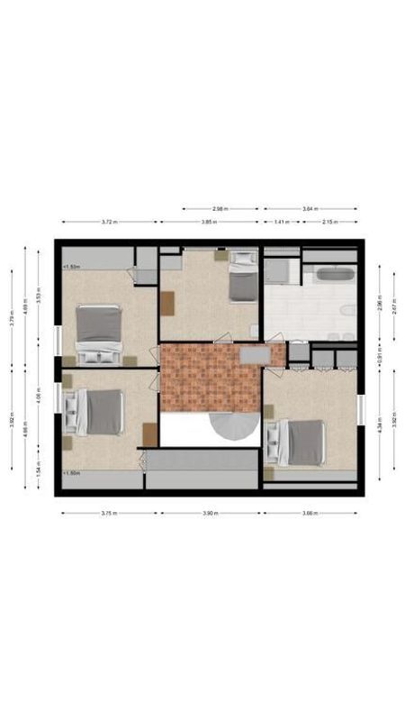 Wilgenlaan 58 Floorplan Blur 1