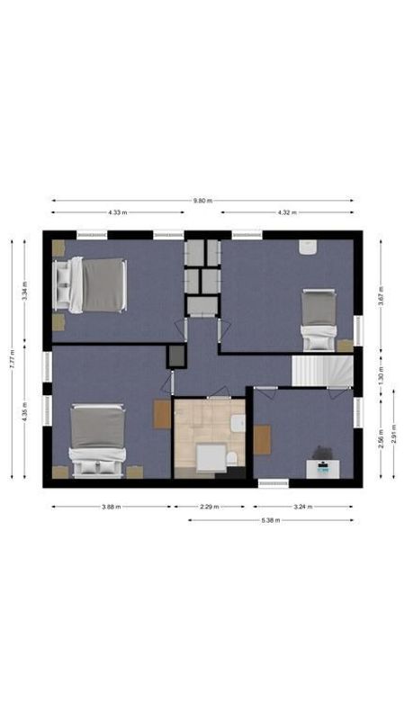 Holleven 6 Floorplan Blur 1