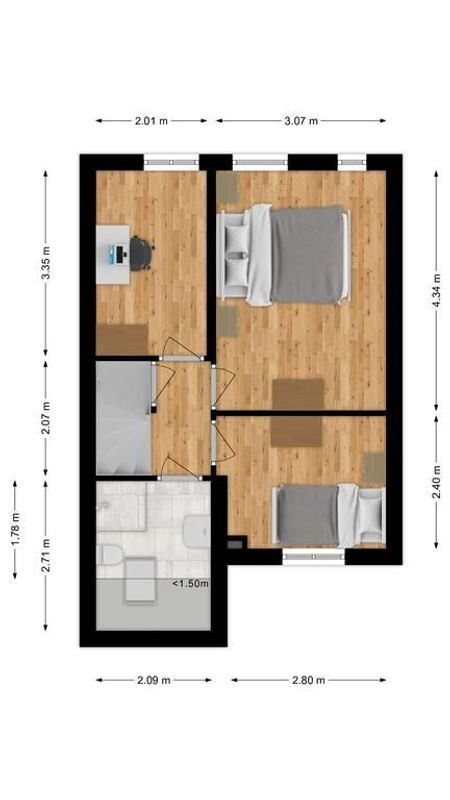 Geervlietsingel 20 Floorplan Blur 1