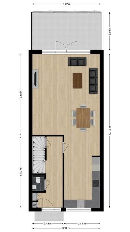 Veenendaalstraat 129 Floorplan Blur 0