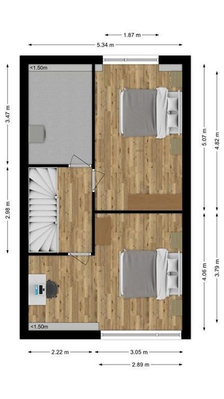 Veenendaalstraat 129 Floorplan Blur 3