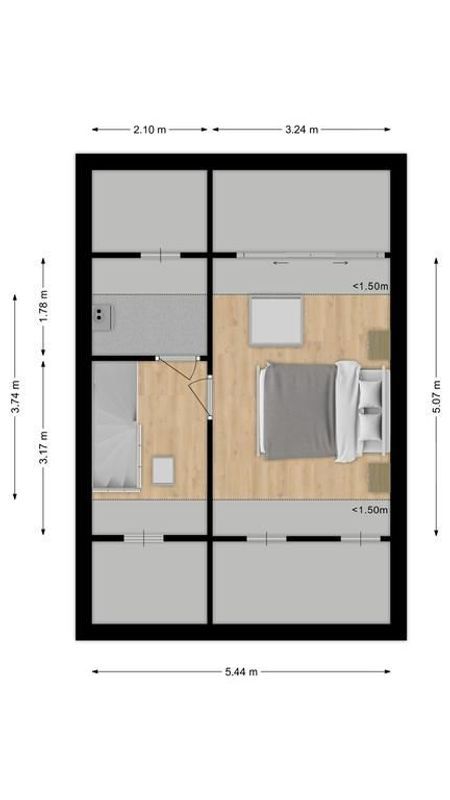 Bruinissestraat 60 Floorplan Blur 2