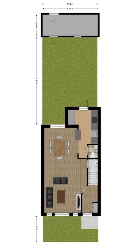 Drielstraat 13 Floorplan Blur 2