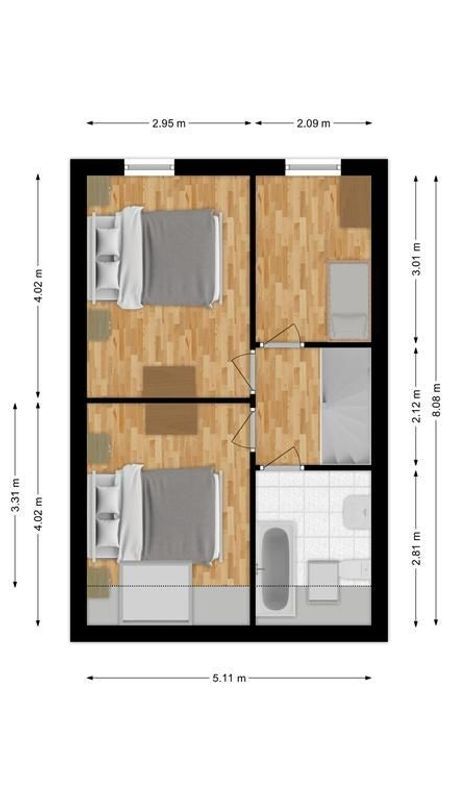 Drielstraat 13 Floorplan Blur 1