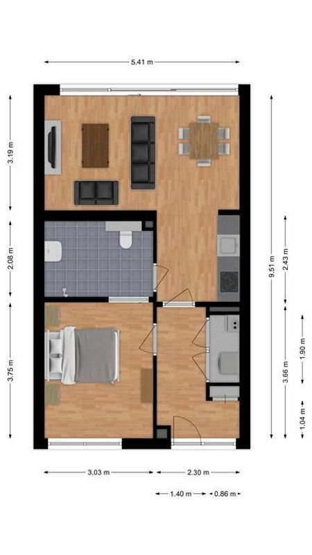 De Kerkschuur 3 Floorplan Blur 1
