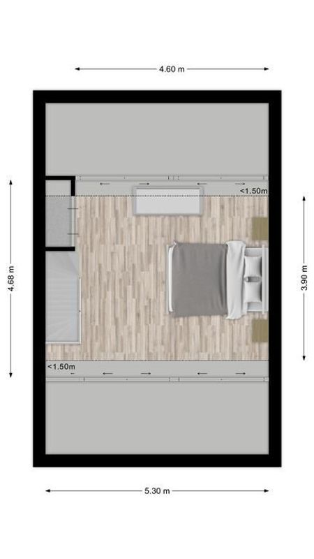 Batenburglaan 132 Floorplan Blur 3