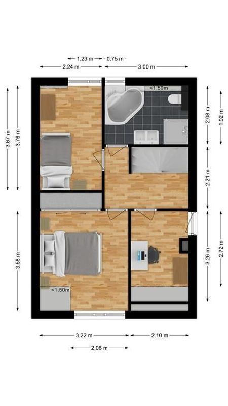 Jacob van Lennepdreef 2 Floorplan Blur 1