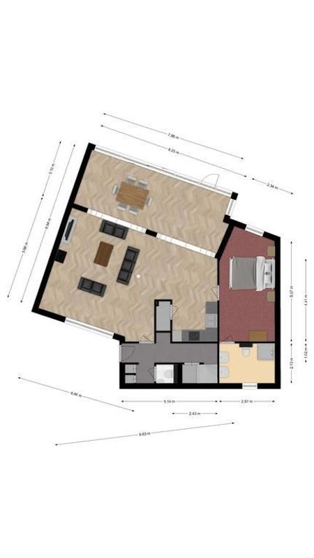 Munnekeburenstraat 124 Floorplan Blur 0
