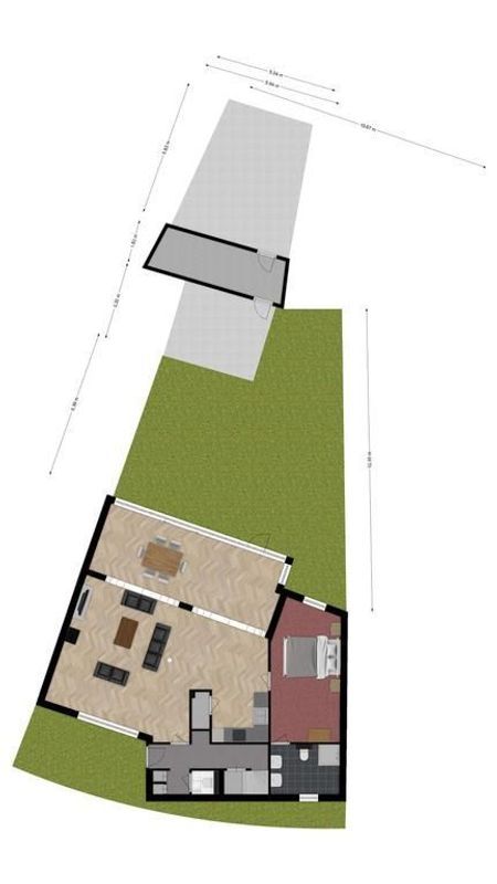 Munnekeburenstraat 124 Floorplan Blur 2