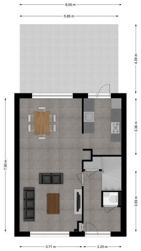 Elgarstraat 1 Floorplan Blur 0