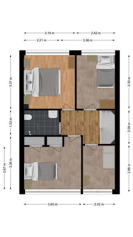 Kasteel Brederodestraat 13 Floorplan Blur 1