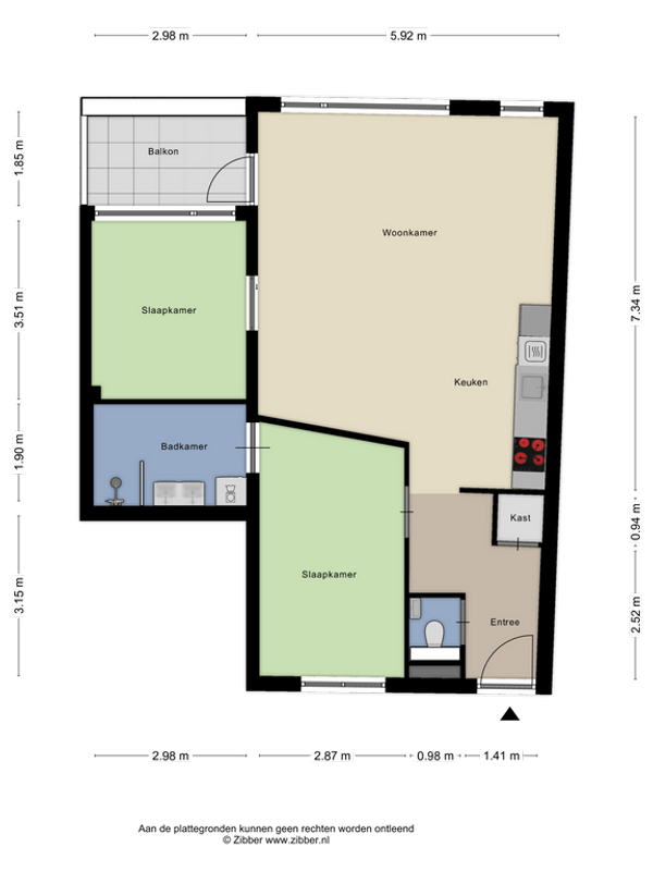 Boksdoornerf 96 Floorplan Blur 0