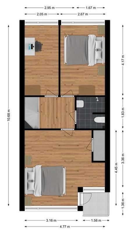 Postelse Hoeflaan 34 - b Floorplan Blur 1
