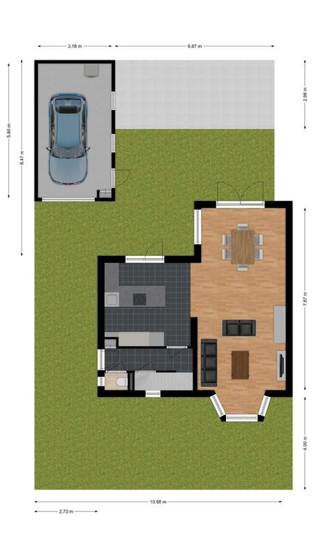 Marijkestraat 13 Floorplan Blur 2