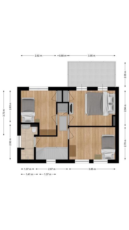 Marijkestraat 13 Floorplan Blur 1