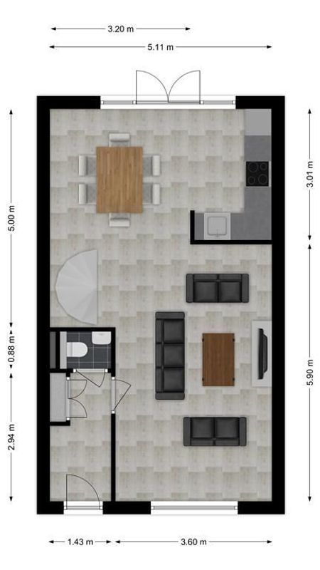Rhoonstraat 3 Floorplan Blur 0