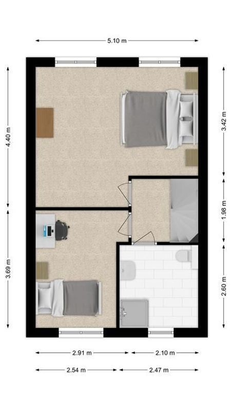 Mantingestraat 8 Floorplan Blur 1