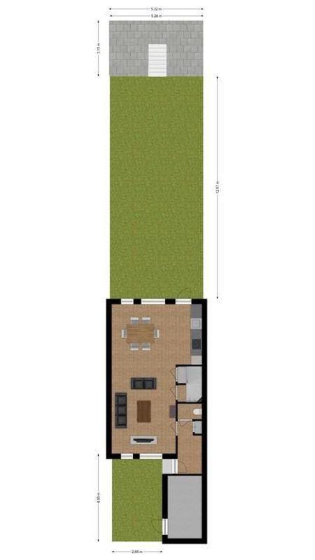 Mantingestraat 8 Floorplan Blur 2
