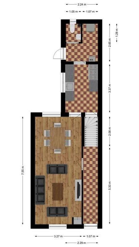 Koestraat 60 Floorplan Blur 1