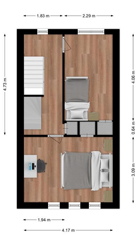 Olmenstraat 43 Floorplan Blur 1