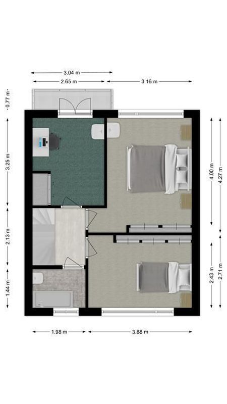 Postelse Hoeflaan 78 Floorplan Blur 1