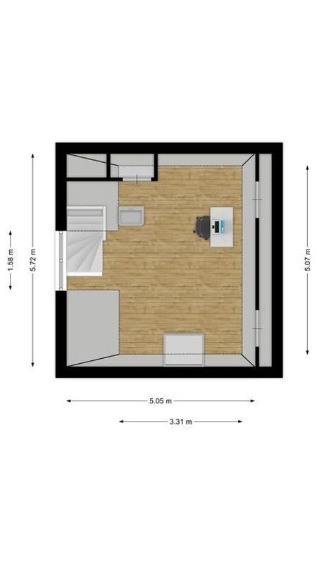 Borneostraat 32 Floorplan Blur 3