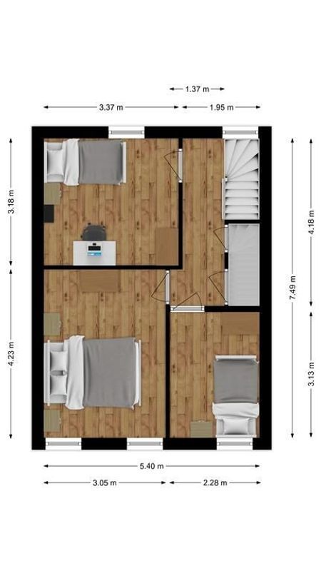 Leo XIII-straat 2 - a Floorplan Blur 1