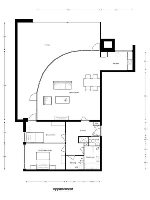 Henriette Ronnerstraat 176 Floorplan Blur 0