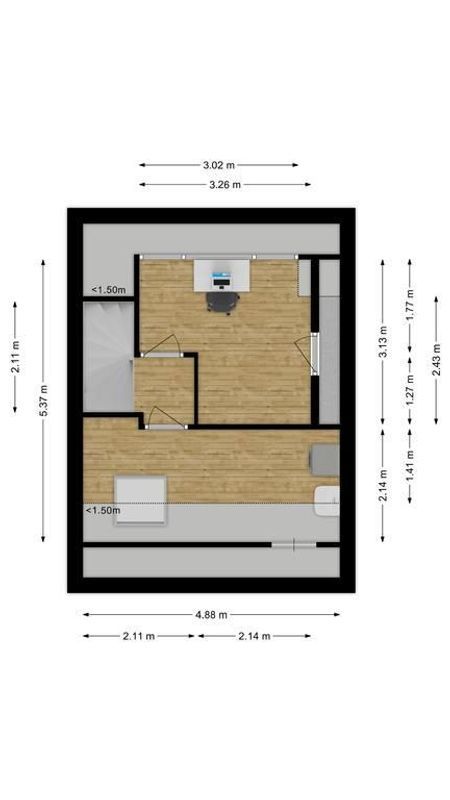 Riethovenerf 43 Floorplan Blur 3