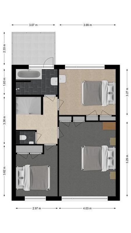 Meerkoldreef 15 Floorplan Blur 1