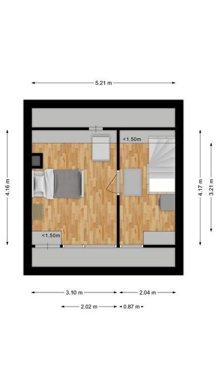 Roodeschoolstraat 87 Floorplan Blur 3