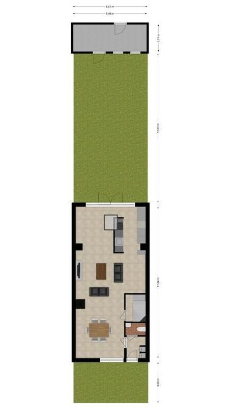 Roodeschoolstraat 87 Floorplan Blur 2