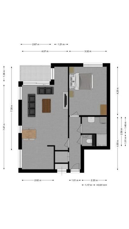 Beethovenlaan 265 Floorplan Blur 0