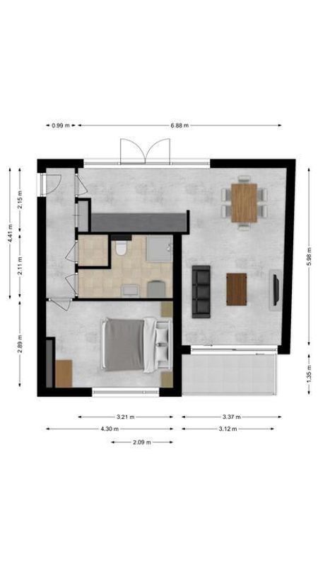 Beethovenlaan 265 - a Floorplan Blur 0