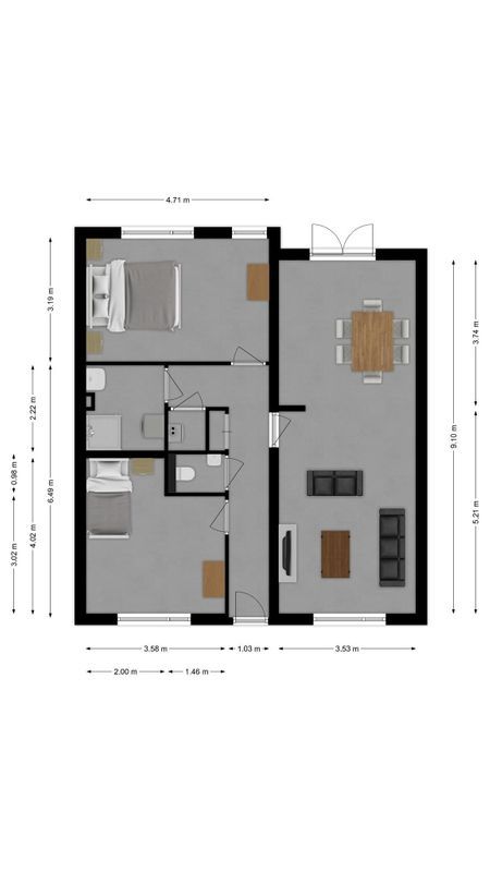 Lijnsheike 34 Floorplan Blur 1
