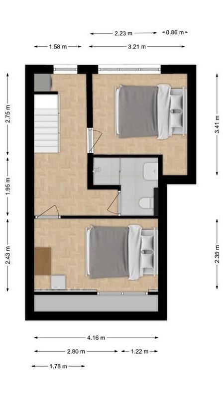 Akkerstraat 59 Floorplan Blur 1