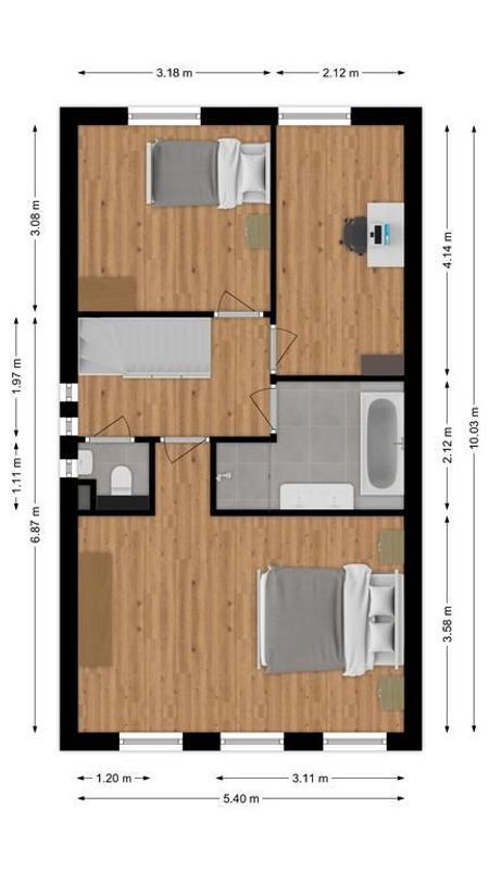 Rustenburgstraat 8 Floorplan Blur 1