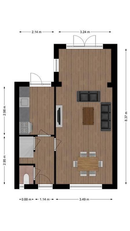 Korhoenstraat 1 Floorplan Blur 0