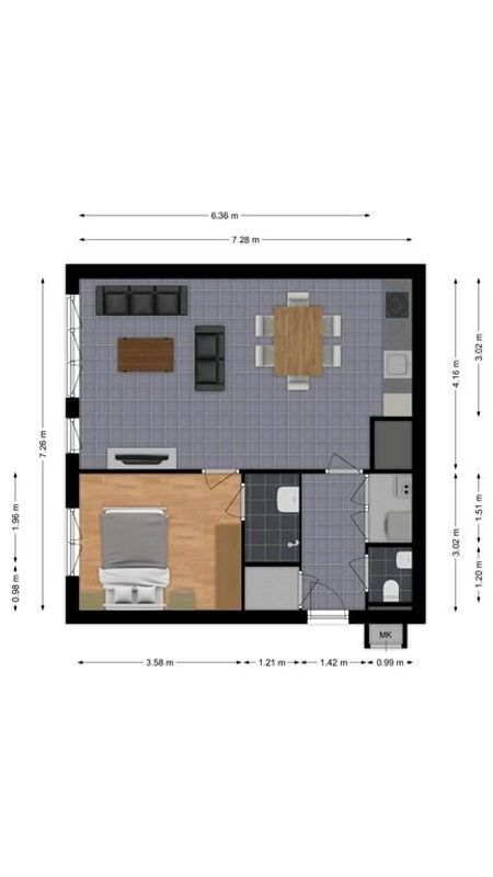 Professor de Moorplein 467 Floorplan Blur 0