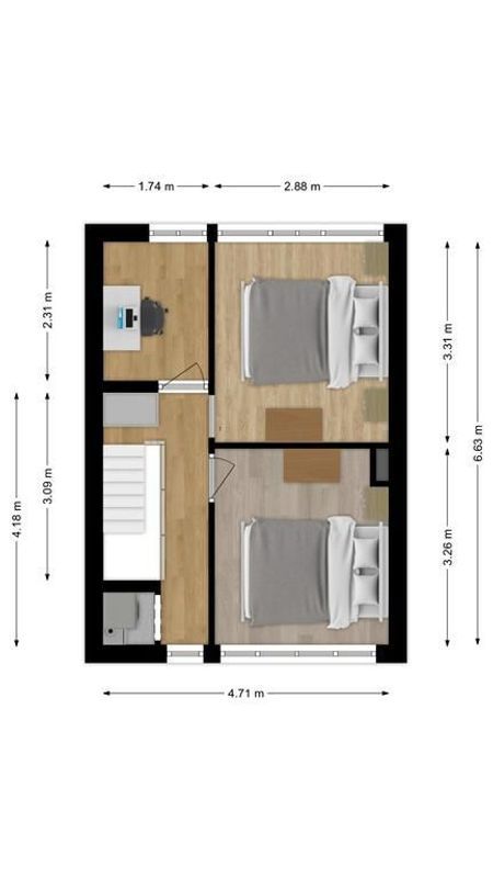 Commelinplein 3 Floorplan Blur 1