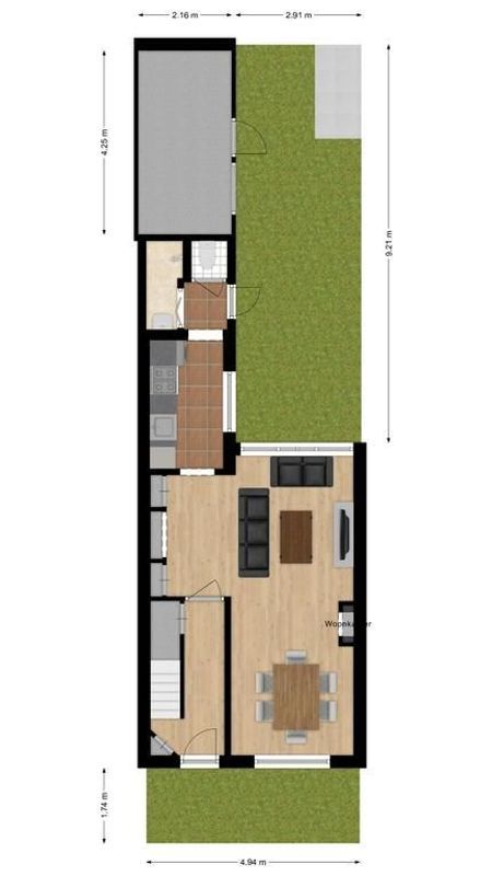 Commelinplein 3 Floorplan Blur 2
