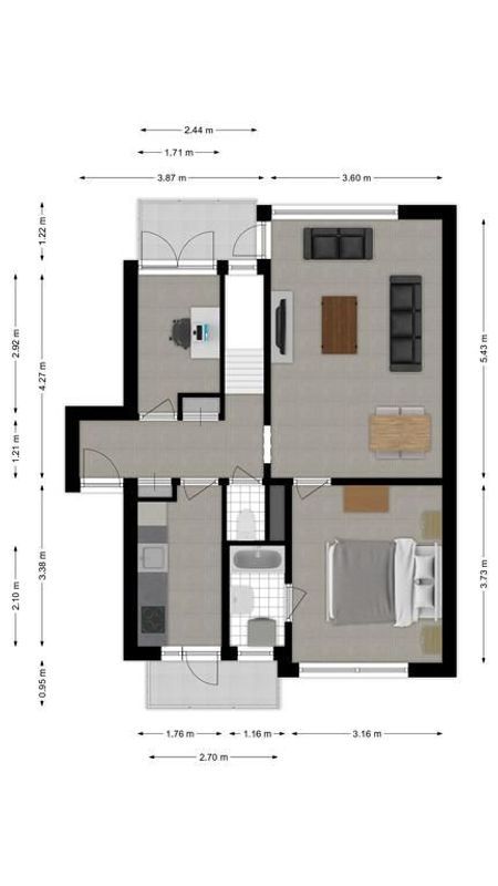 Tobias Asserlaan 228 Floorplan Blur 2