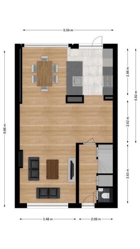 Beneluxlaan 45 Floorplan Blur 0