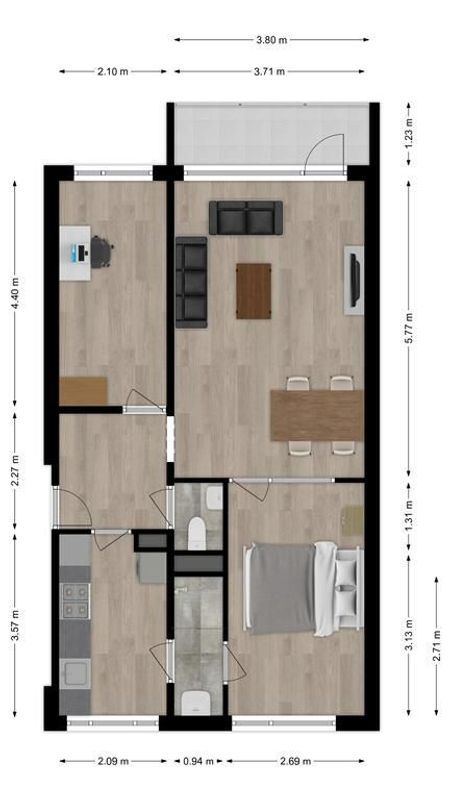 Predikherenlaan 65 Floorplan Blur 0