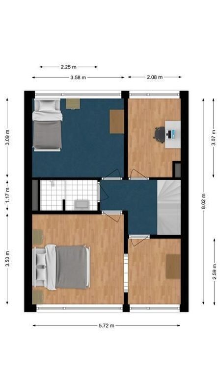 Indigolaan 23 Floorplan Blur 1