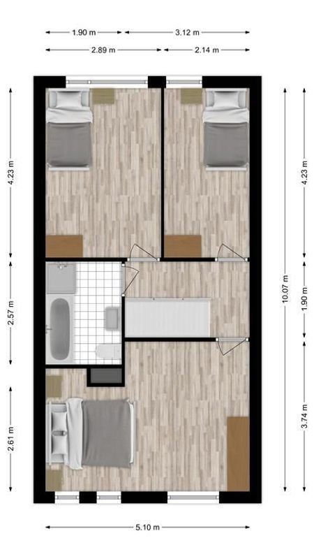 Oosterbeekstraat 64 Floorplan Blur 1