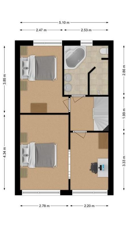 Bijsterveldenlaan 196 Floorplan Blur 1