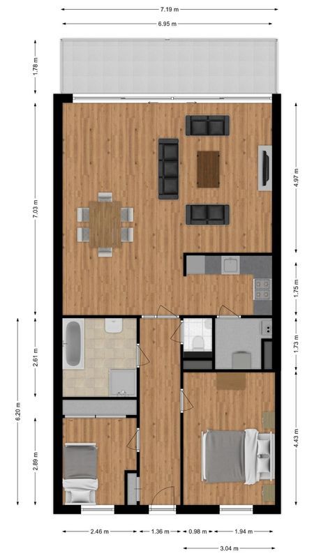 Lage Witsiebaan 78 - 34 Floorplan Blur 0