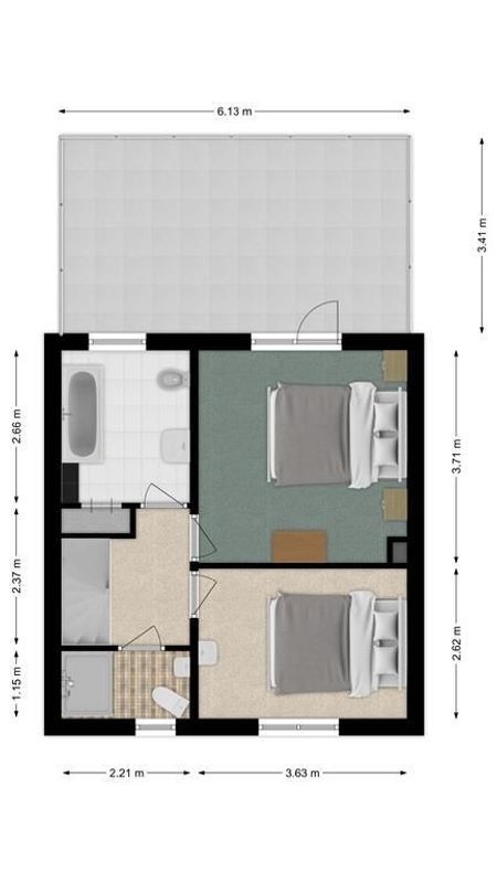 Reigerstraat 14 Floorplan Blur 1